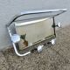 Coat rack, cloakroom, in chromed brass, 20s 30s