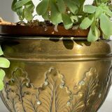Cache-pot déco florale art nouveau