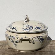 Iron earth tureen, Hirondelle model from the Lafitte factory in Bordeaux - old earthenware