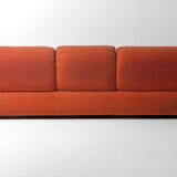 Vintage 'Sapporo' 3-seater sofa in suede by Mobil Girgi, 1970s