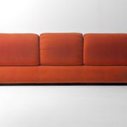 Vintage 'Sapporo' 3-seater sofa in suede by Mobil Girgi, 1970s