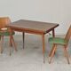 Coffee table, dining table for 6, East Germany.