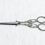 Eugène Schifferlet - Pair of grape scissors in silver