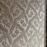 Suite of 6 Louis XVI style chairs in embossed velvet