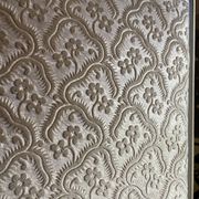 Suite of 6 Louis XVI style chairs in embossed velvet