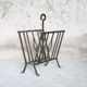 Metal magazine rack