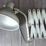 Zigzag wall lamp, accordion, metal scissors, 50s/60s design