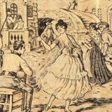 Antique French Jaquar Tapestry