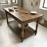Artist studio oak draper table