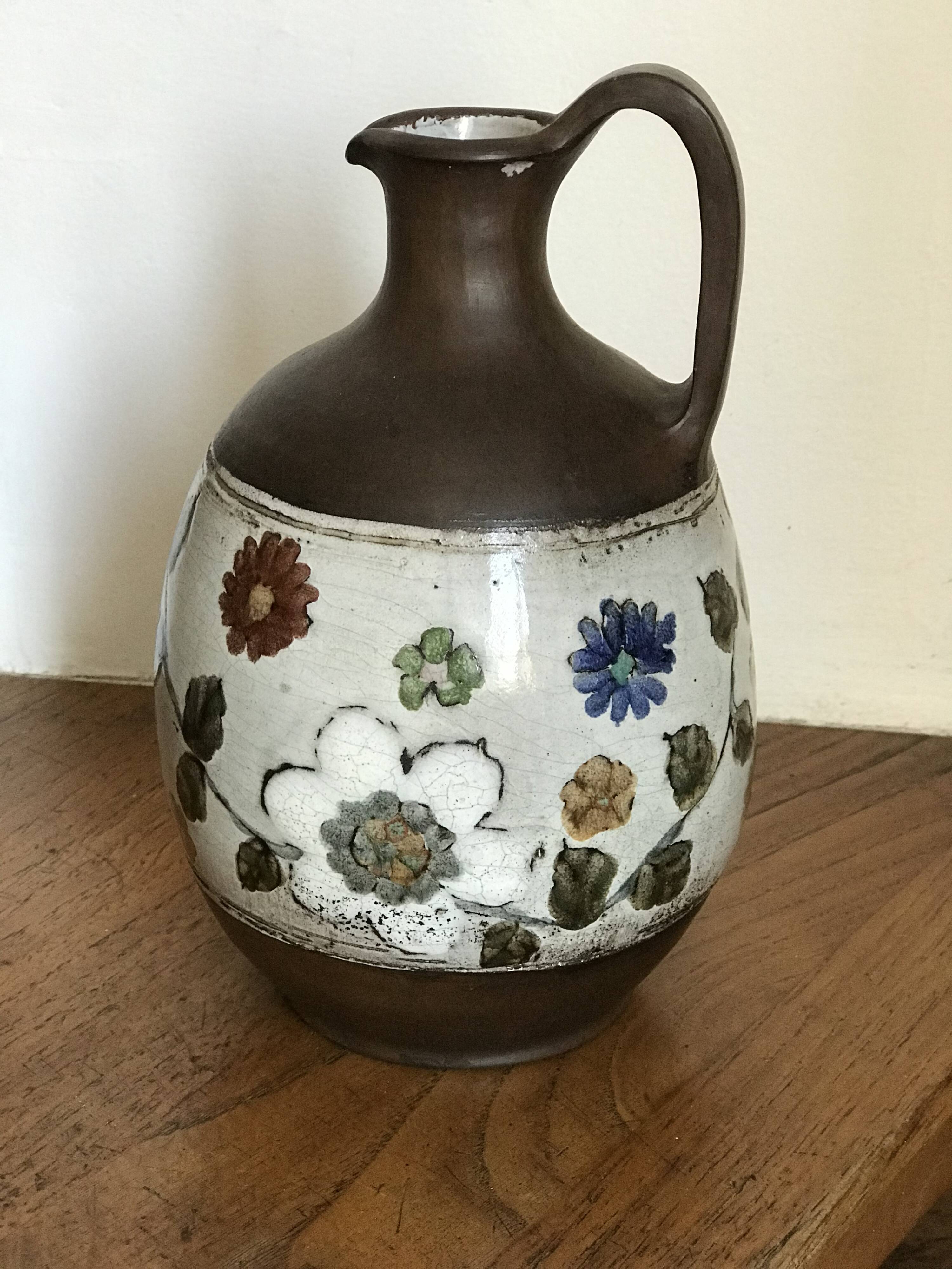 Pichet ceramique Paul Quéré Le Minotaure