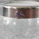 Vintage glass and stainless steel ice bucket - Demeyere (1960s)