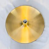 Space Age Brass Wall Sconce from Honsel, 1960s