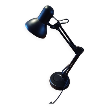 Vintage black metal desk lamp
