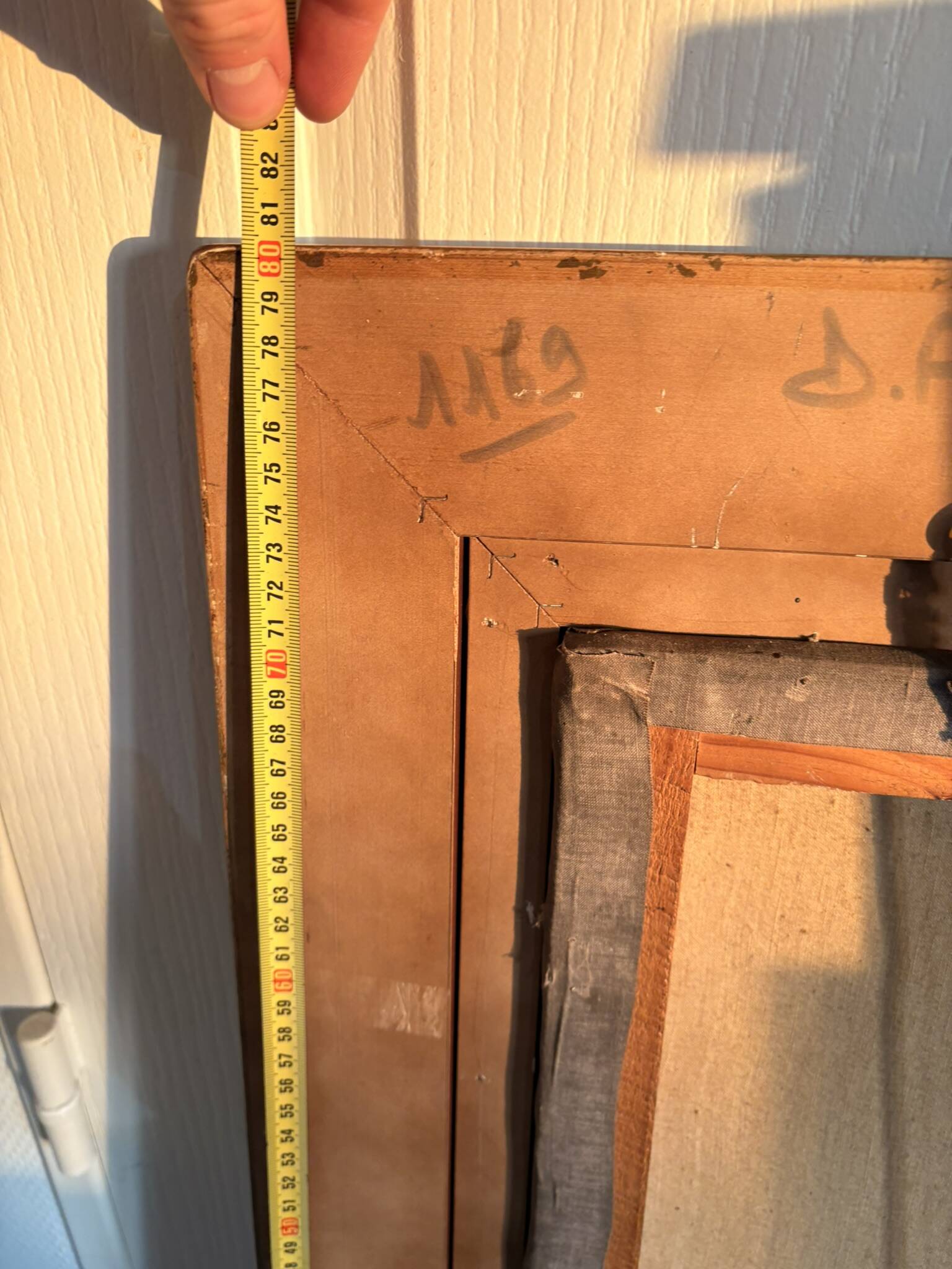 Oil Painting Canvas DEMAREST House Path Forest Landscape River