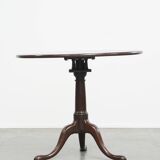 Table pivotante et inclinable en forme de cage à oiseaux, style anglais, du XVIIIe siècle