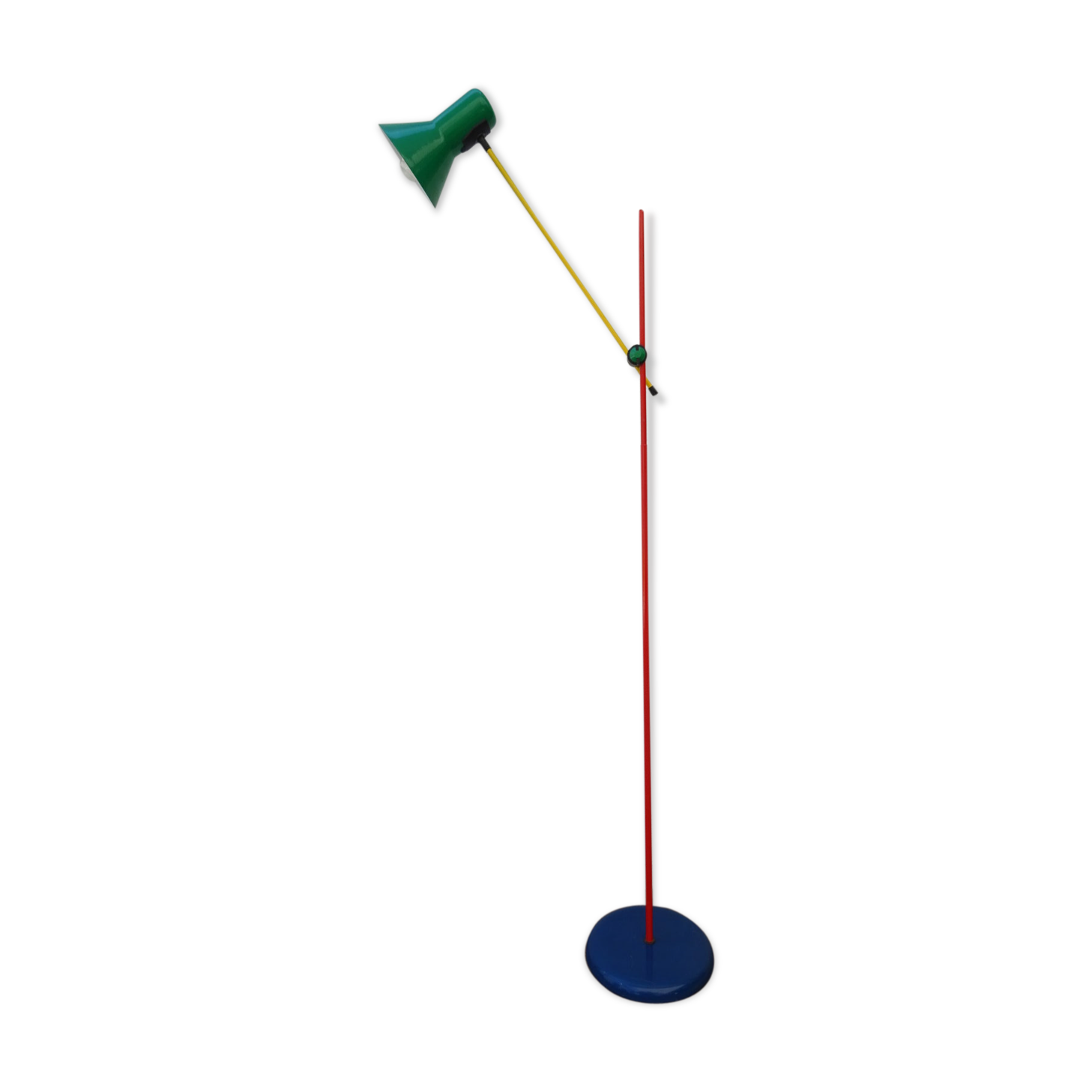 80s metal lamppost Memphis style