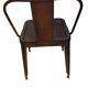 Vintage industrial iron chair from the 60s Italy