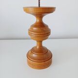 Set of 3 Scandinavian wooden candle holders
