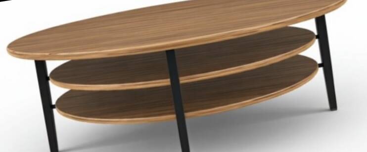 Vintage Scandinavian teak coffee table