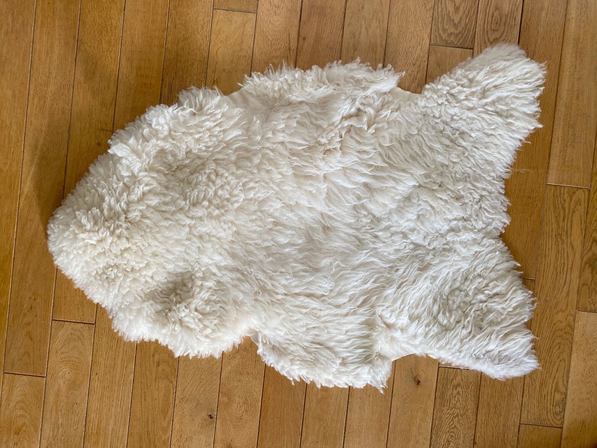 Natural sheepskin