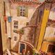 Oil painting on canvas Provençal landscape santons framed signed