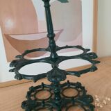 Vintage cast iron bottle rack