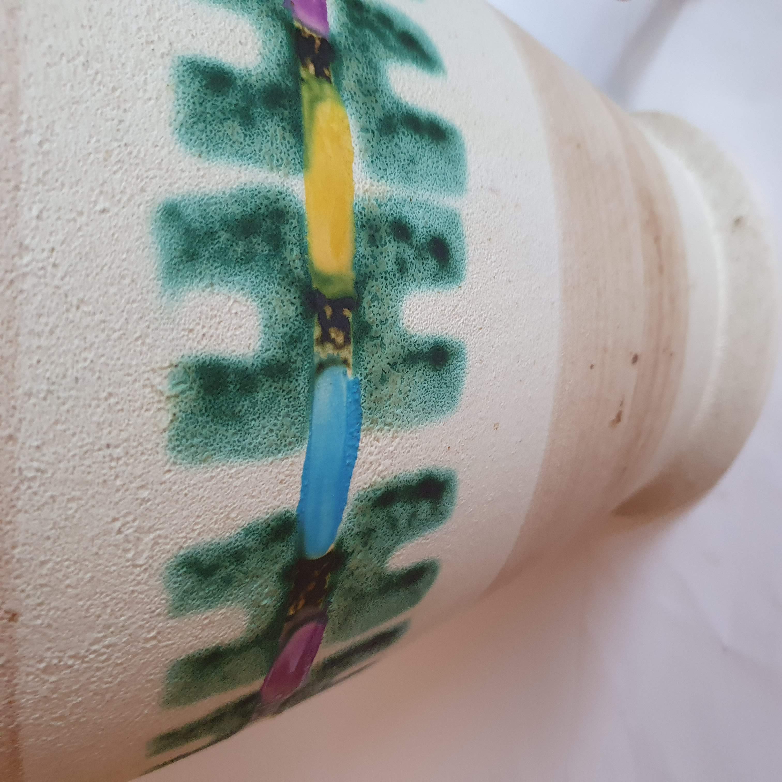 Large vase ceramic pitcher West Germany