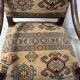 Paire de fauteuils de style Louis XIII a haut dossiers plats XX siècle