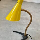 Old lamp cocotte design year 50 yellow