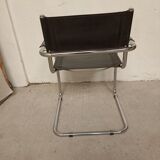 Armchair chrome tubes and leather