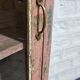 Pink showcase in Burmese teak