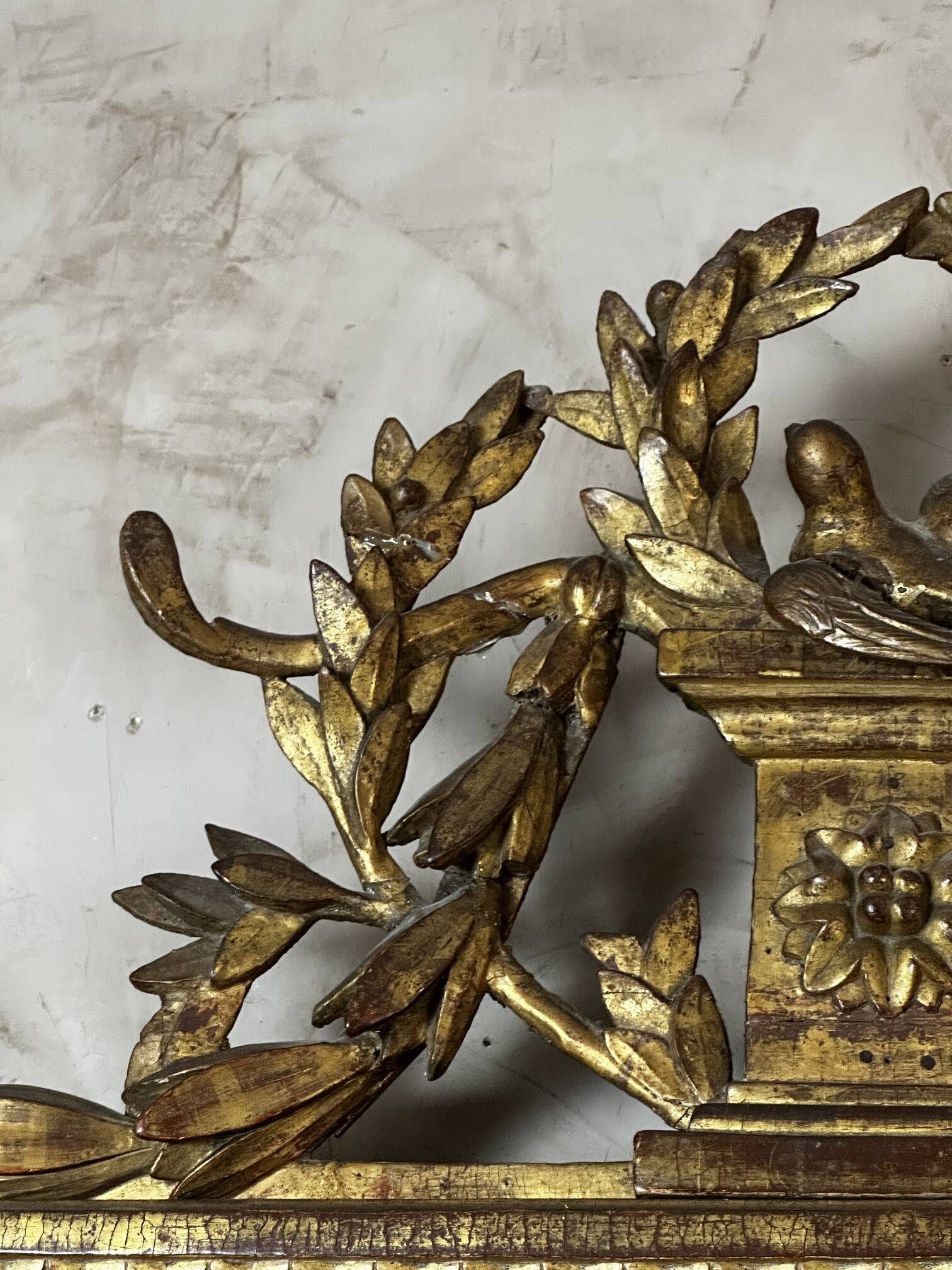 Miroir en bois Louis XVI