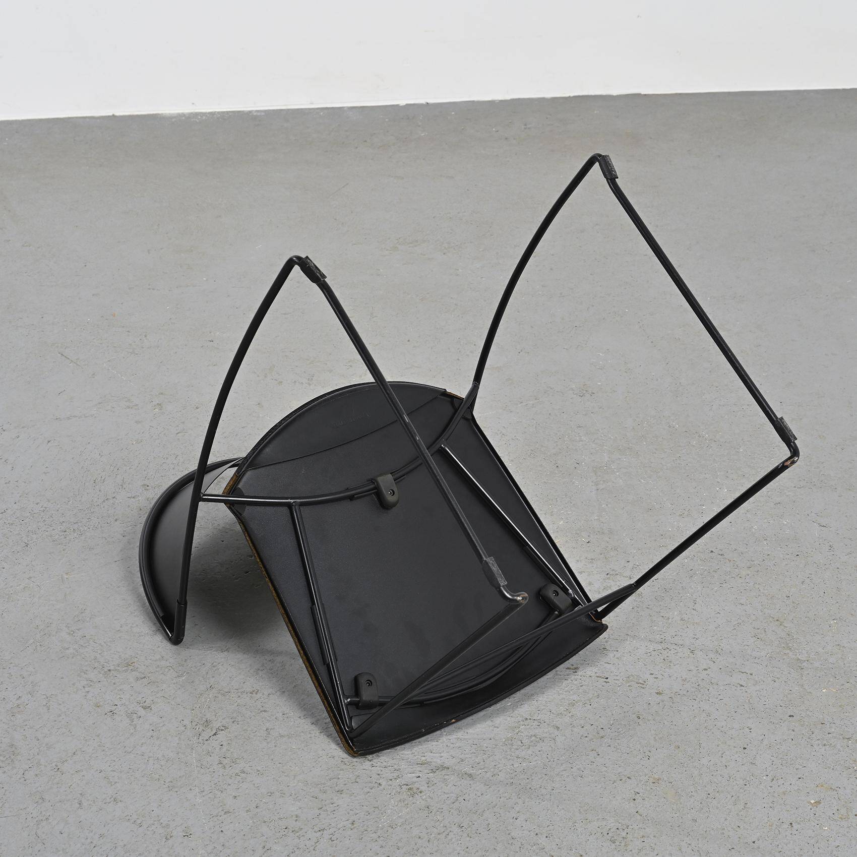 Stacking chairs "Juliette" by Hannes Wettstein, Baleri circa 1987