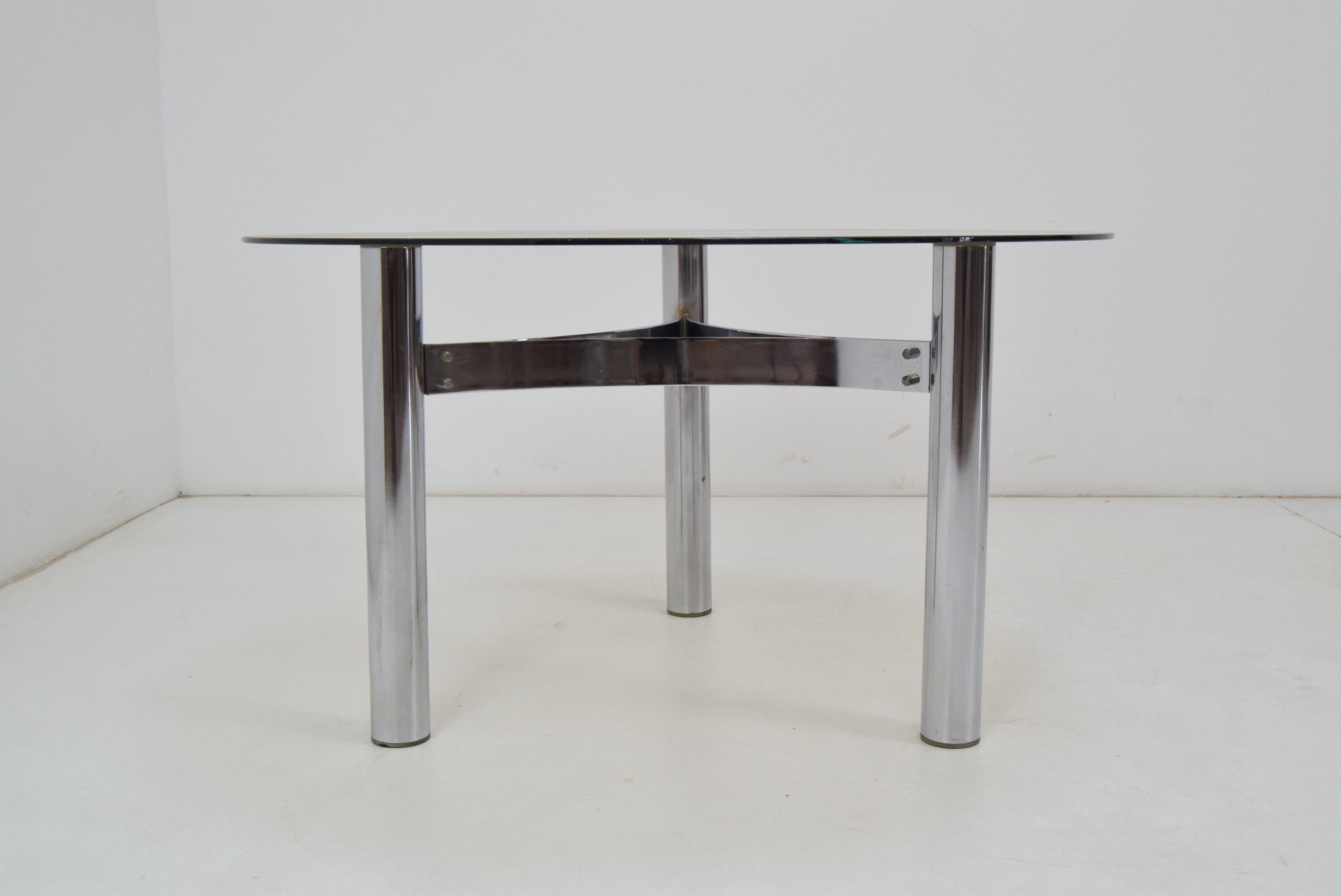 Design Chrome Coffee/Side Table, Czechoslovakia,circa 1980’s.