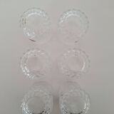 Crystal liqueur glasses from Arques