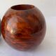 Pair of Thuya burl candlesticks