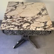 Art Deco table attributed to Edgar Brandt.