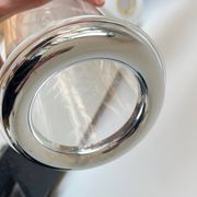 Guzzini ice bucket / wine cooler with chrome rim