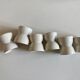 set of 6 coquetiers in fine earthenware iron earth fine 19th