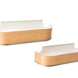 Scandinavian Vintage Wall Lights Imitation Wood