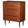 Commode en teck à 7 tiroirs attribuée à Ejvind A. Johansson, années 1960.