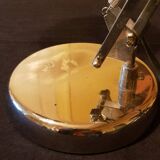 Architect's lamp in chrome metal.