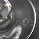 5 verres à vin en cristal taillé main atelier du cristal à baccarat