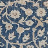 4x7 Navy Blue & Beige Persian Rug 135x204Cm SK 21639