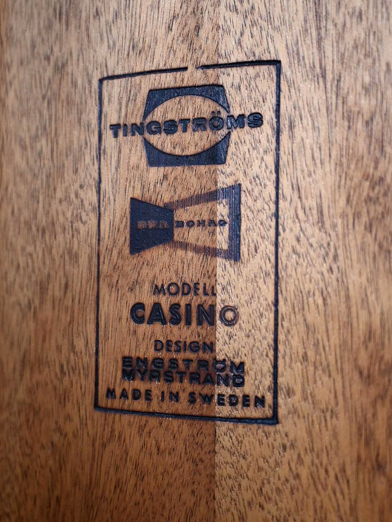 “Casino” Teak Nightstand by Engström & Myrstrand for Tingströms