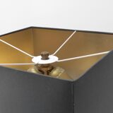 Exotic flower table lamp in solid brass