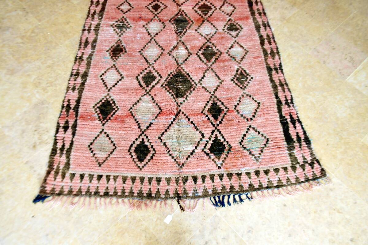 Tapis Boujaad vintage 260 x 135 cm