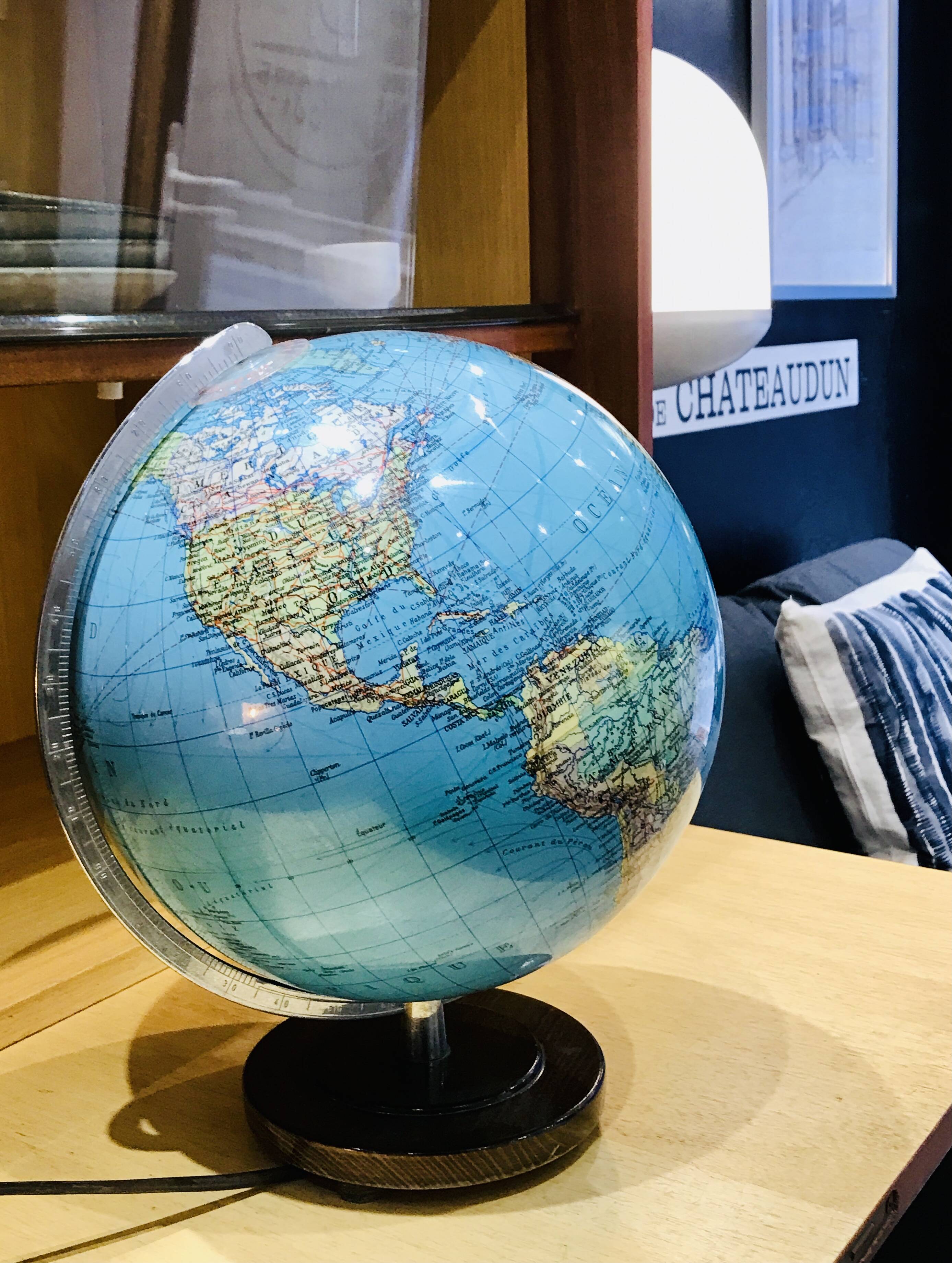 Globe terrestre DUPLEX Allemagne années 70