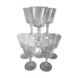 Crystal wine glasses