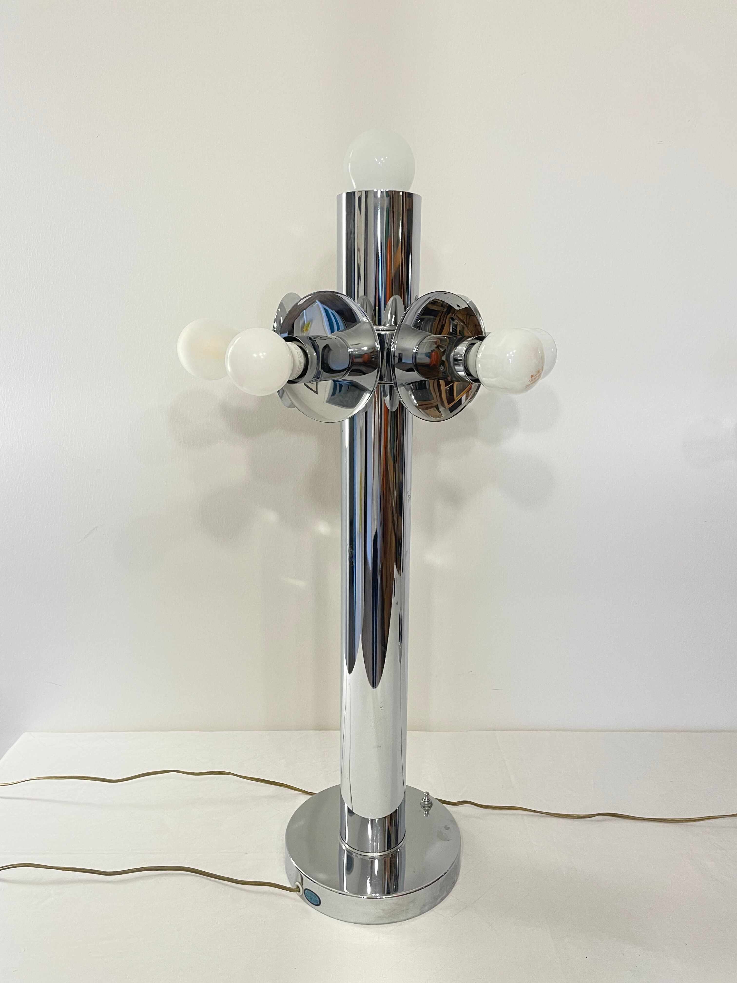 Large pair of Space Age lamps